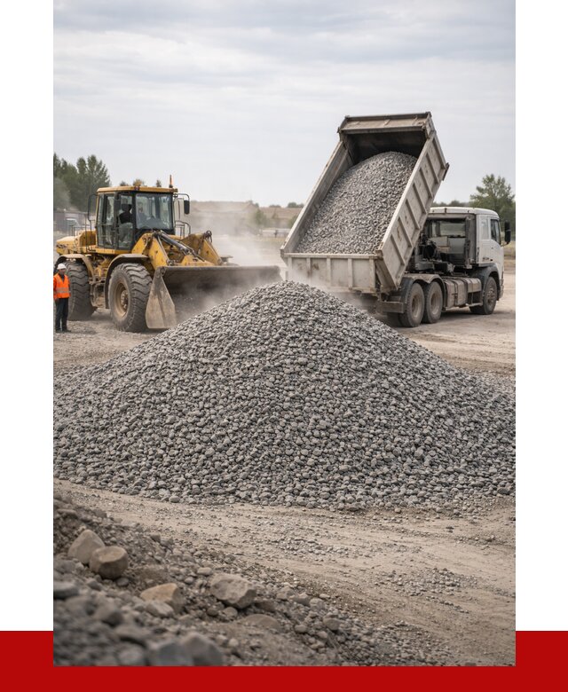 Купить щебень с доставкой в Лиски от 2735 руб. | ПРОНЕРУДЛск
