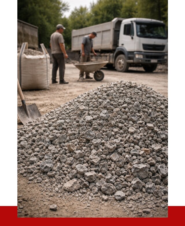 Гранитный щебень фракция 20-40 в Лиски от 3501 руб. ПРОНЕРУДЛск