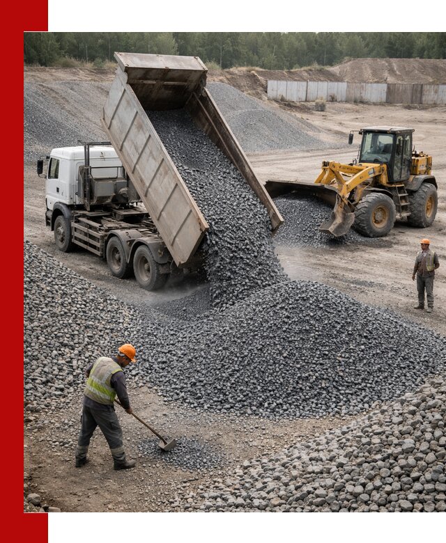 Щебень габбро-диабаз фр. 5-20 с доставкой в Лиски