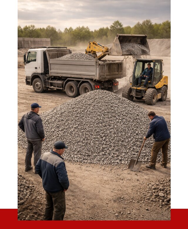 Гравийный щебень фракция 5-20 в Лиски от 2626 р. ПРОНЕРУДЛск