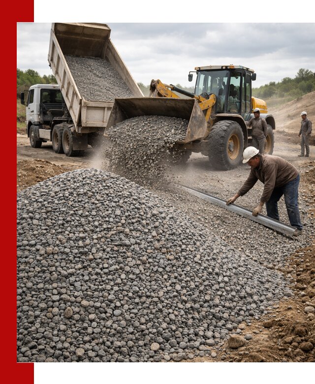 Гравийный щебень фракция 5-20 с доставкой в Лиски