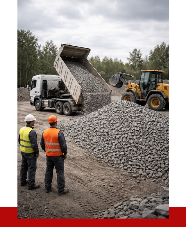 Гравийный щебень фракция 40-70 в Лиски от 10394р | ПРОНЕРУДЛск