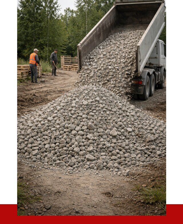 гравийный щебень фракция 70-120 в Лиски от 2681 р. ПРОНЕРУДЛск