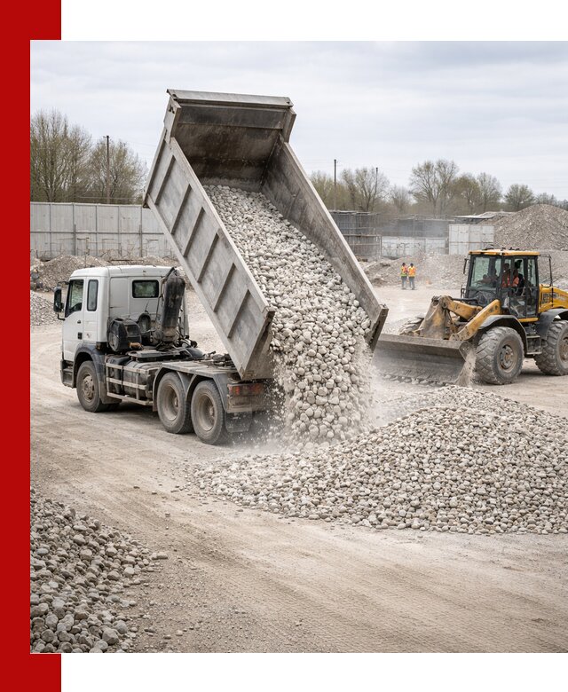Доставка и продажа известнякового щебня в Лиски