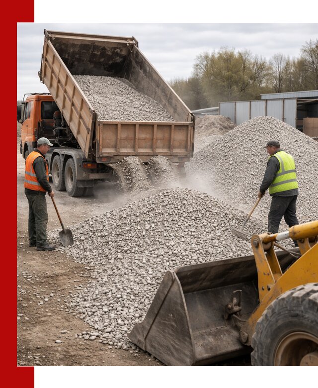 Доломитовый щебень фракции 5-20 с доставкой в Лиски
