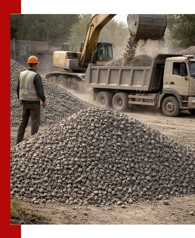 Шлаковый щебень фракция 5-20 с доставкой в Лиски