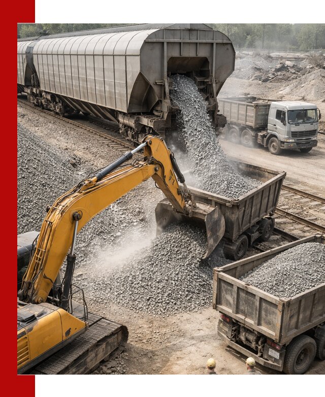 Доставка железнодорожного щебня в Лиски крупными партиями быстрого отгруза