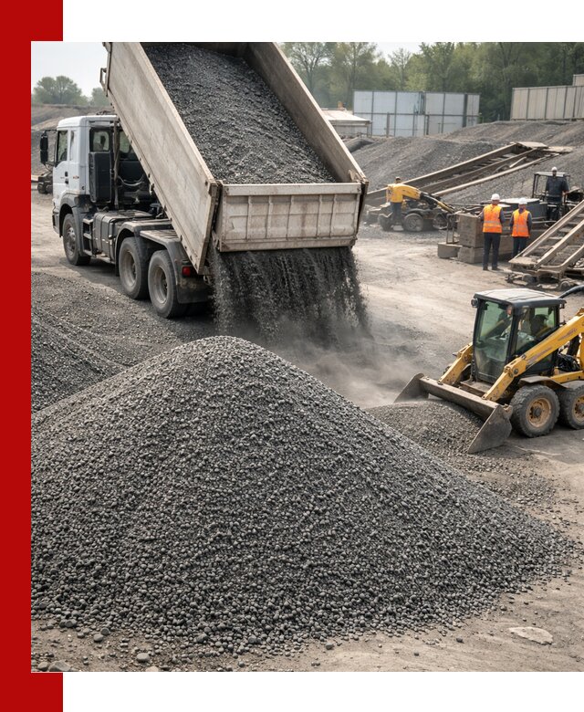 Вторичный щебень фракция 0–5 с доставкой в Лиски