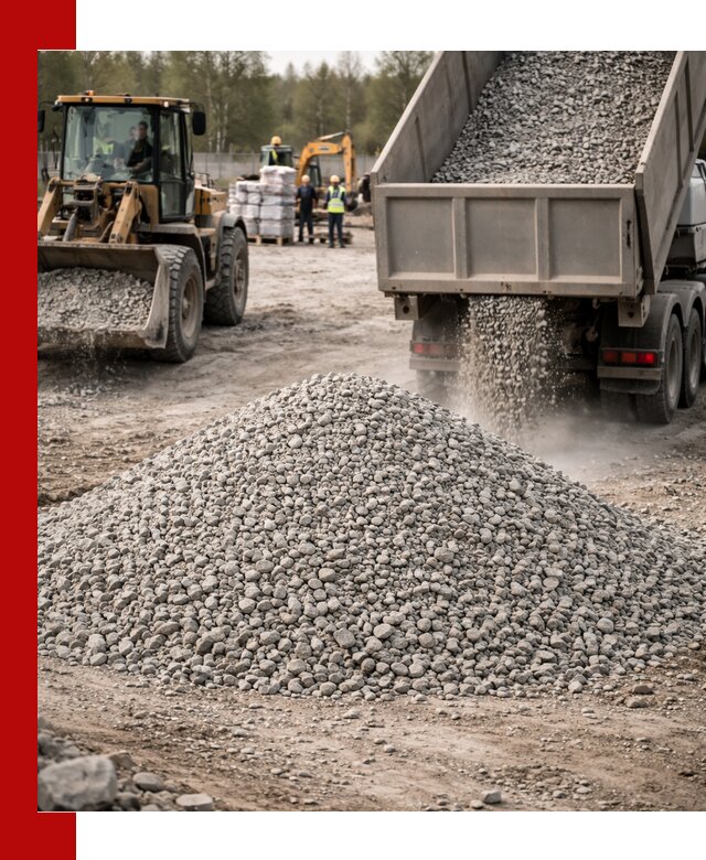 Вторичный щебень фракции 5-20 в Лиски — доставка и продажа крупнотоннажно