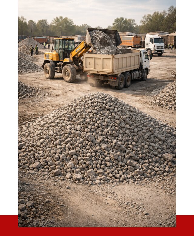Вторичный щебень фракция 40-70 в Лиски от 1904 р, ПРОНЕРУДЛск