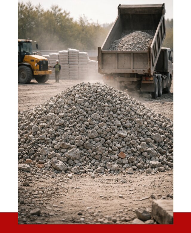 Вторичный щебень фракция 70-150 в Лиски от 1532 р. | ПРОНЕРУДЛск