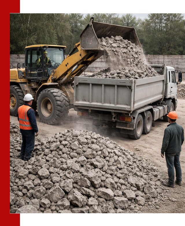 Вторичный щебень фракция 70–150 в Лиски с доставкой