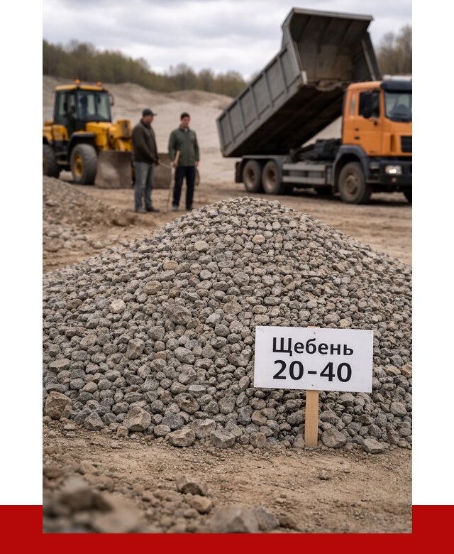 Бетонный щебень фракция 20-40 в Лиски от 2681 р. | ПРОНЕРУДЛск