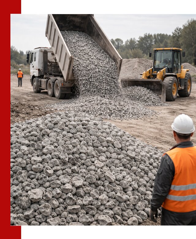 Доставка бетонного щебня фракции 20-40 в Лиски