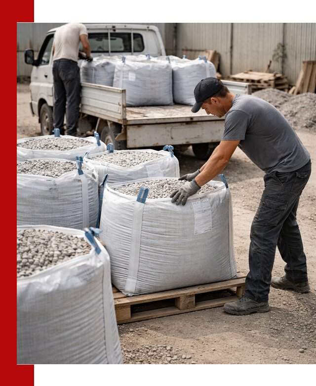 Доставка щебня в мешках по выгодным ценам в Лиски