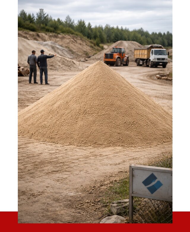 Карьерный песок навалом в Лиски от 1969 р. | ПРОНЕРУДЛск