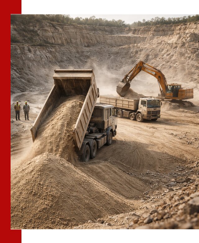 Карьерный песок навалом с доставкой в Лиски