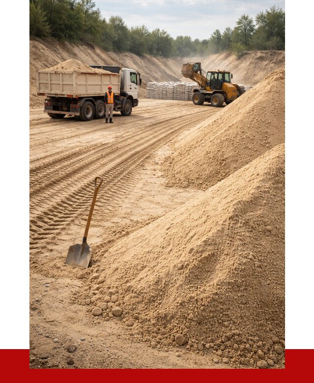 Карьерный песок мелкозернистый в Лиски от 9847 р. | ПРОНЕРУДЛск