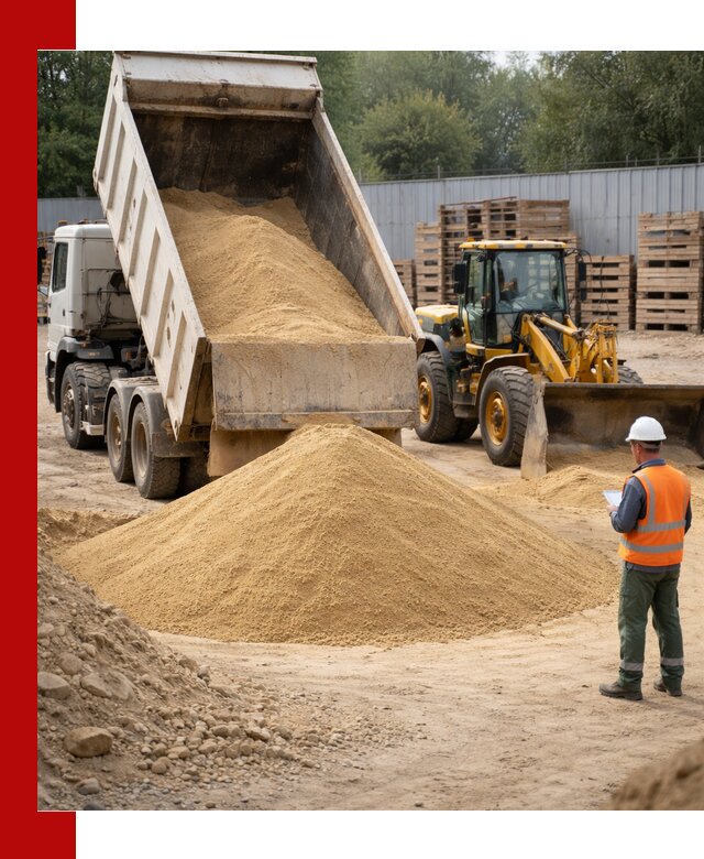 Доставка карьерного мелкозернистого песка в Лиски