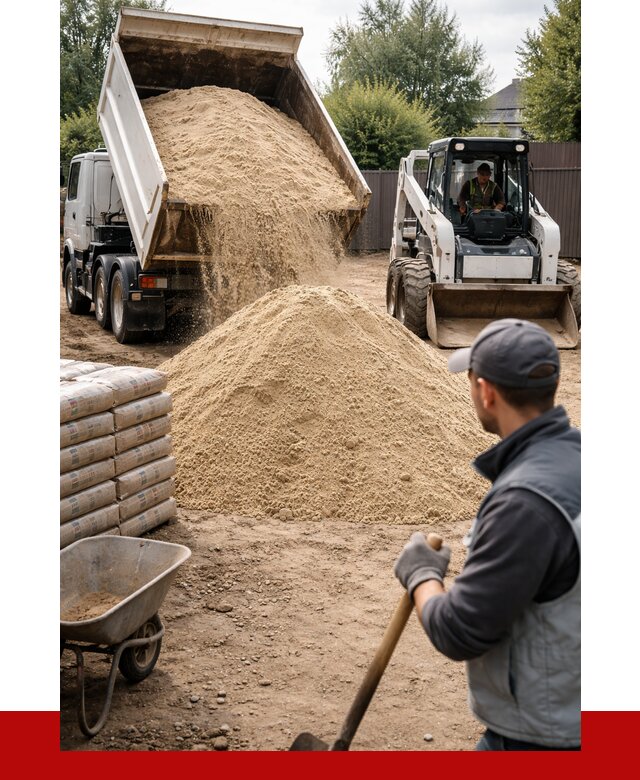 Мытый речной песок с доставкой в Лиски от 1586 р. | ПРОНЕРУДЛск