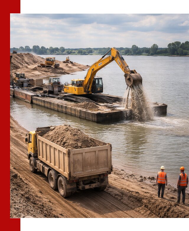 Намывной песок с доставкой в Лиски оптом и в розницу