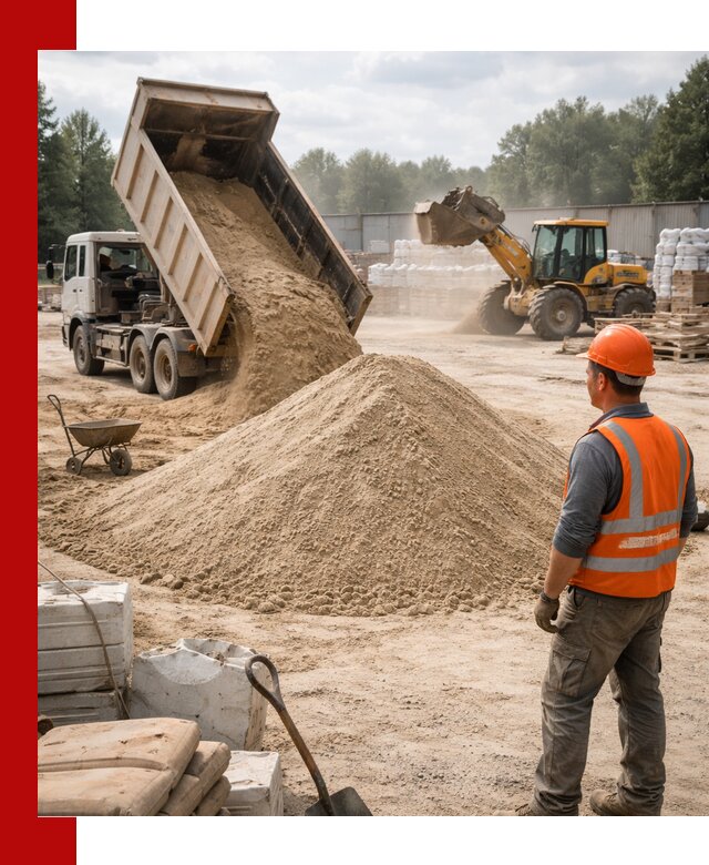 Доставка строительного песка с самосвалом в Лиски