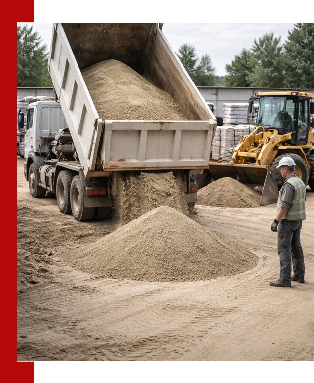Поставка и доставка песка для бетона в Лиски