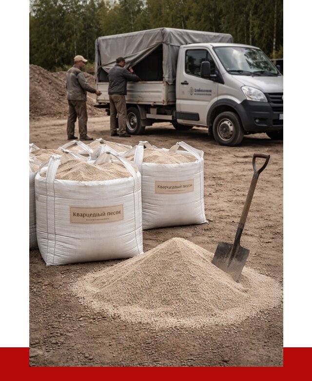 Кварцевый песок для пескоструя в Лиски от 4923 р. | ПРОНЕРУДЛск