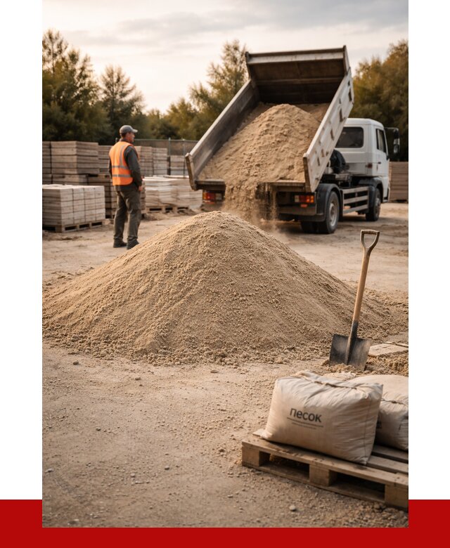 Купить сухой песок в Лиски с доставкой от 2626 р. | ПРОНЕРУДЛск