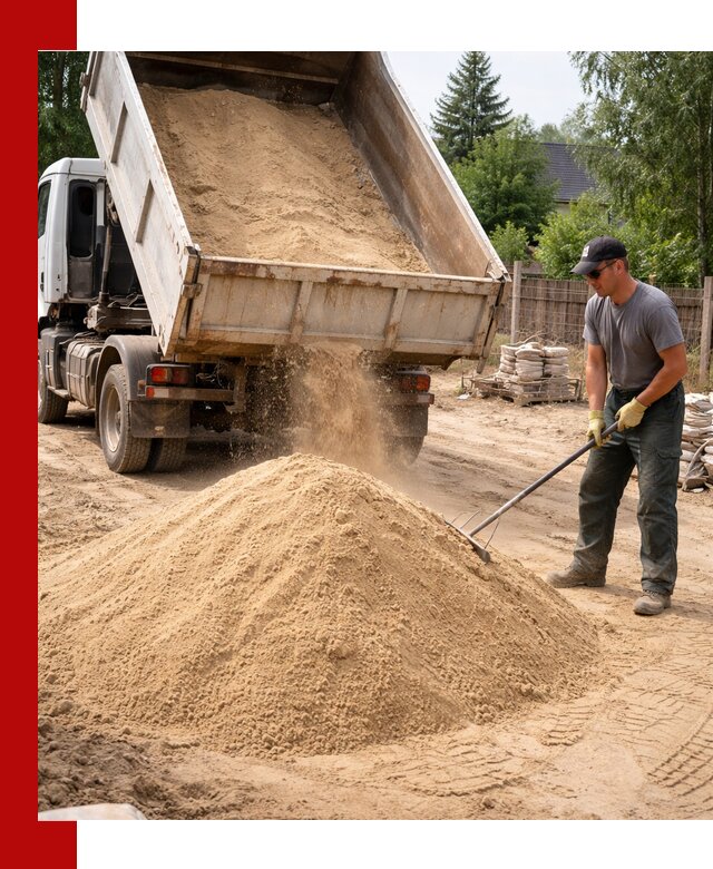 Доставка сухого песка самосвалами в Лиски