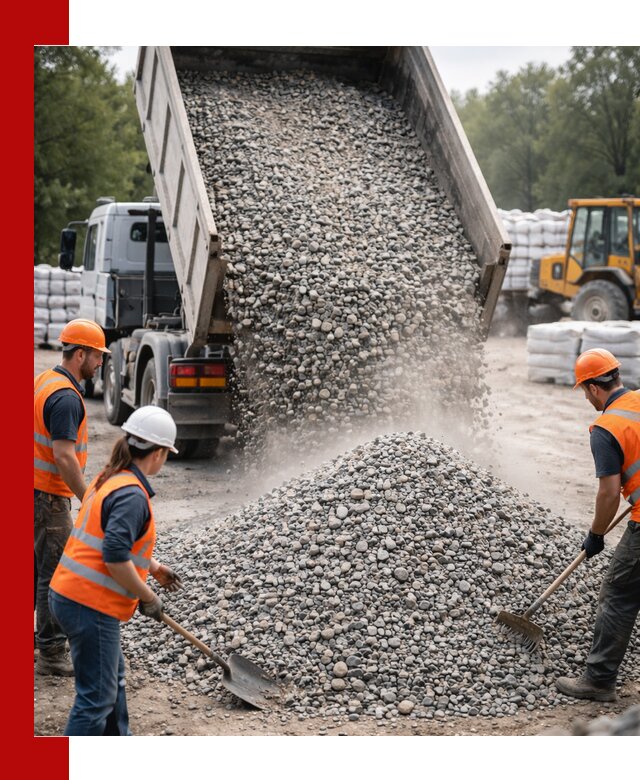 Доставка гравия и камня в Лиски оптом и в розницу