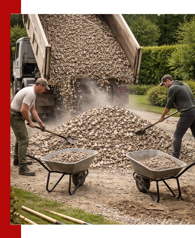 Доставка и продажа декоративной гальки в Лиски