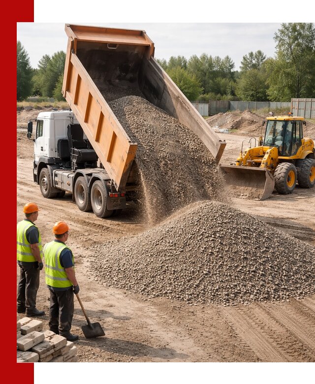 Доставка щебёночно-песчаной смеси ЩПС С7 в Лиски
