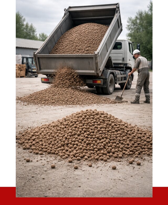 Керамзит с доставкой в Лиски от 4595 р. за м3 | ПРОНЕРУДЛск