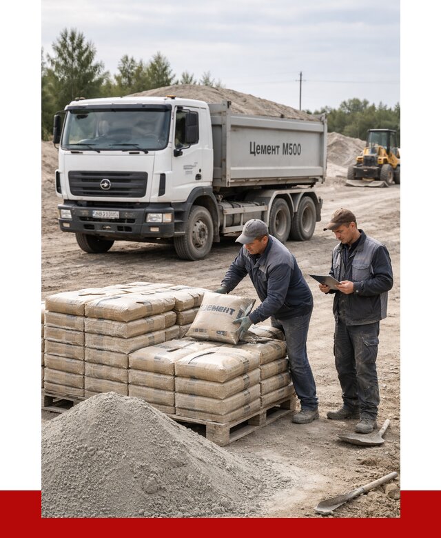 Купить цемент м500 с доставкой в Лиски от 5689 р. | ПРОНЕРУДЛск