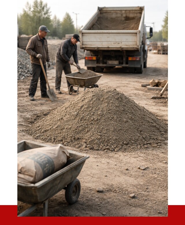 Цементно-песчаная смесь М150 в Лиски от 5142 р. | ПРОНЕРУДЛск