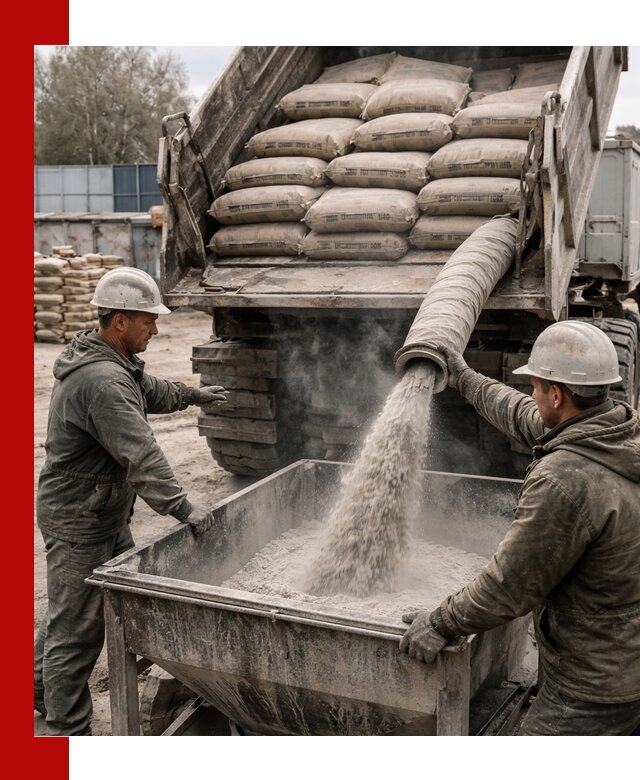 Доставка цемента М400 в Лиски оптом и в розницу