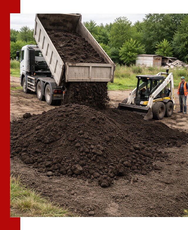 Поставка плодородной земли с доставкой самосвалом в Лиски