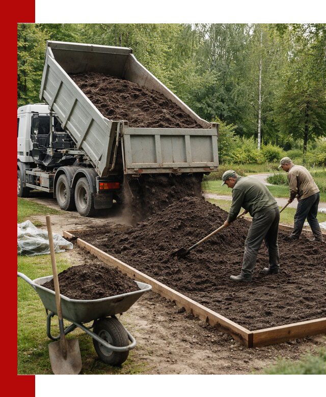 Доставка грунта для озеленения и благоустройства в Лиски