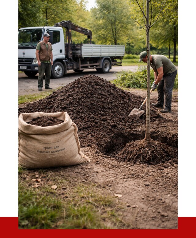 Грунт для посадки деревьев в Лиски от 1313 р. | ПРОНЕРУДЛск