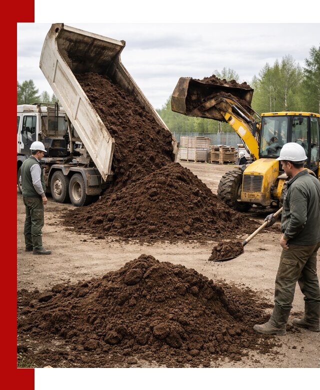 Доставка торфа оптом и в мешках в Лиски