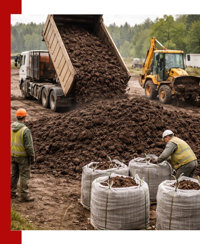 Доставка нейтрального торфа в Лиски оптом и в розницу