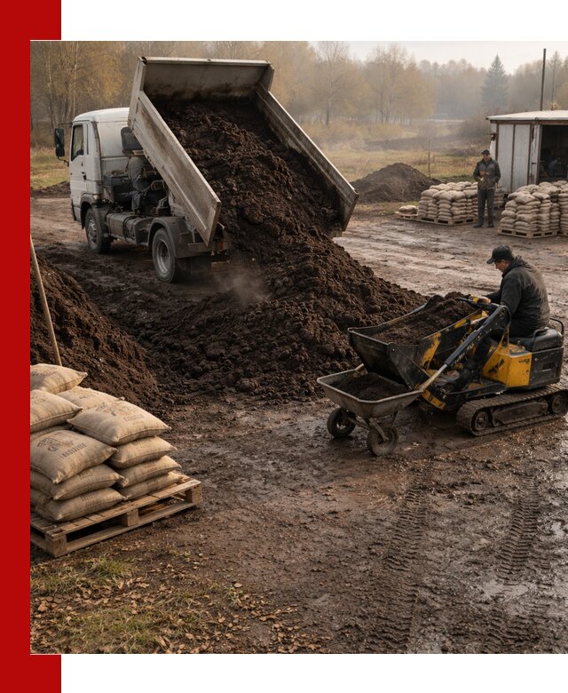 Кислый торф в доставке по выгодным ценам в Лиски