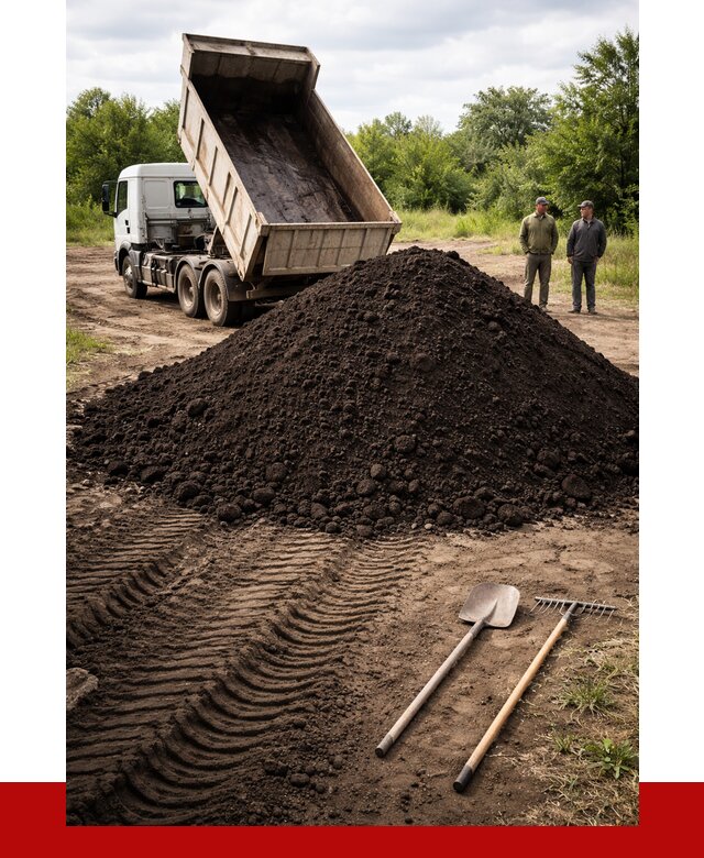 Купить чернозем навалом в Лиски от 1313 р. за куб | ПРОНЕРУДЛск