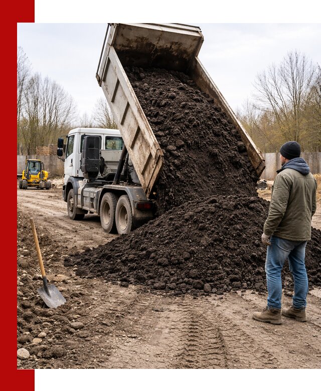 Доставка чернозема навалом в Лиски быстро и выгодно