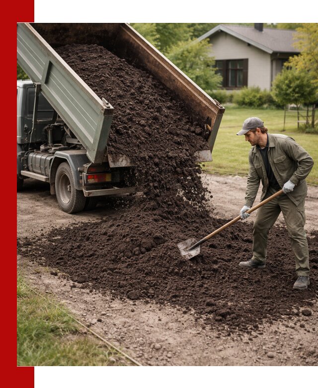 Чернозем для газона с доставкой в Лиски быстро и качественно