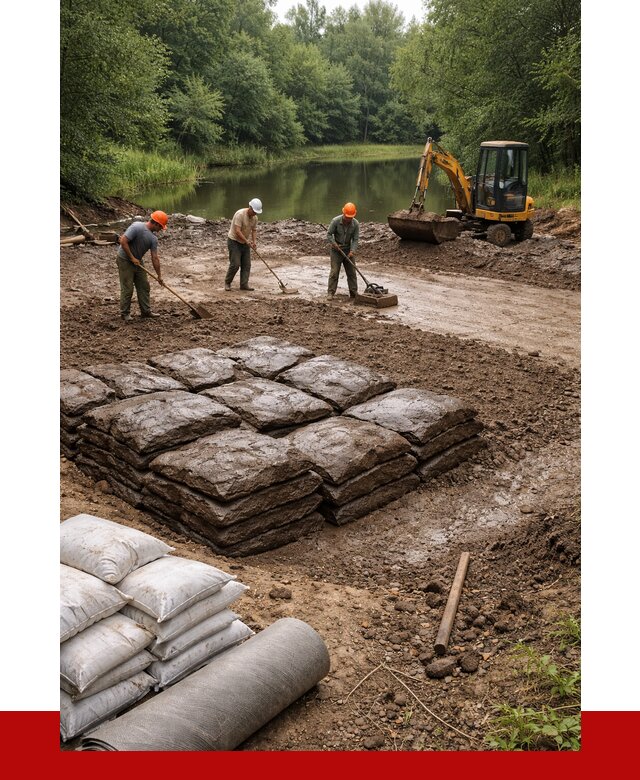Купить глину для пруда в Лиски от 4923 р. с доставкой | ПРОНЕРУДЛск