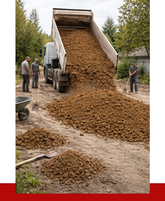 Купить суглинок с доставкой в Лиски от 2735 р. за куб | ПРОНЕРУДЛск