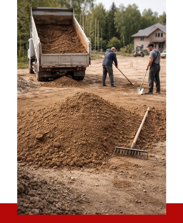Суглинок для планировки в Лиски с доставкой от 4595 р. | ПРОНЕРУДЛск