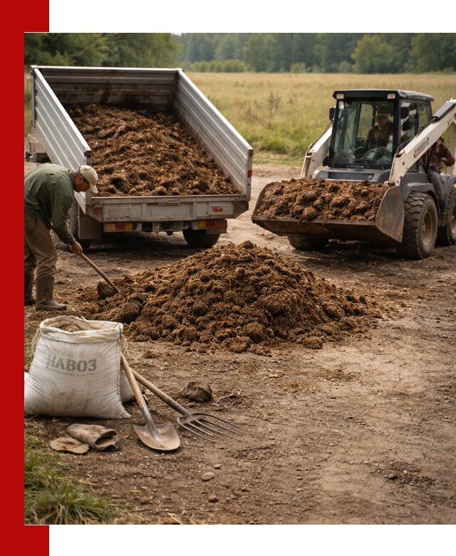 Доставка конского навоза в Лиски с разгрузкой и доставкой на объект